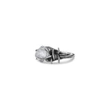Quartz Barbed Wire Ring U.S SIZE 6 1/2 Aus SIZE N