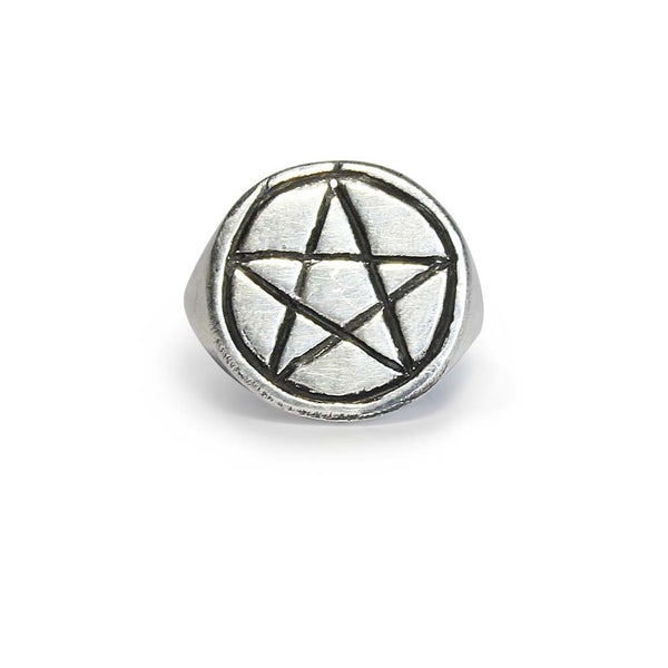 Pentagram Signet Ring