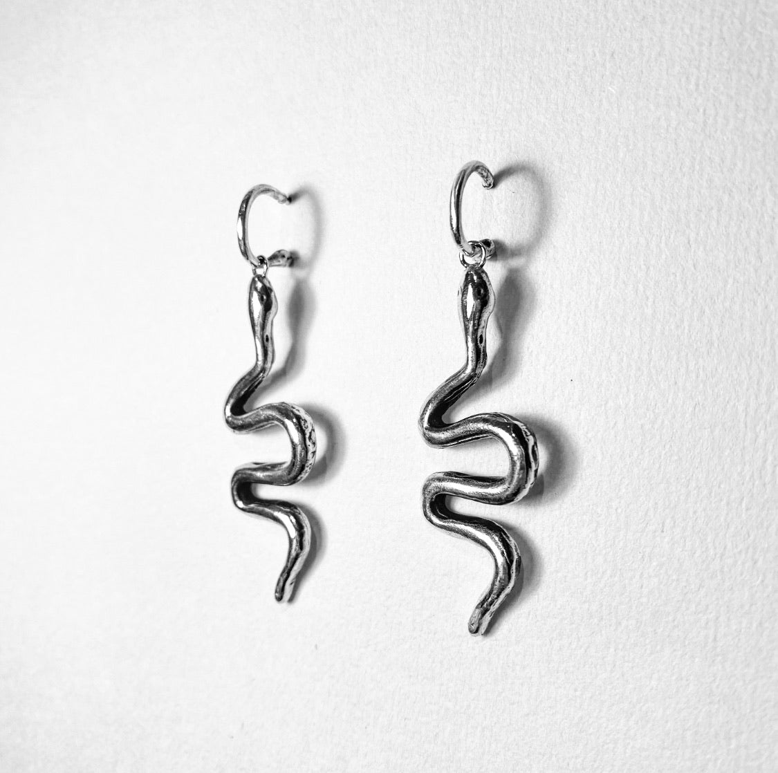 Snake charmer earrings
