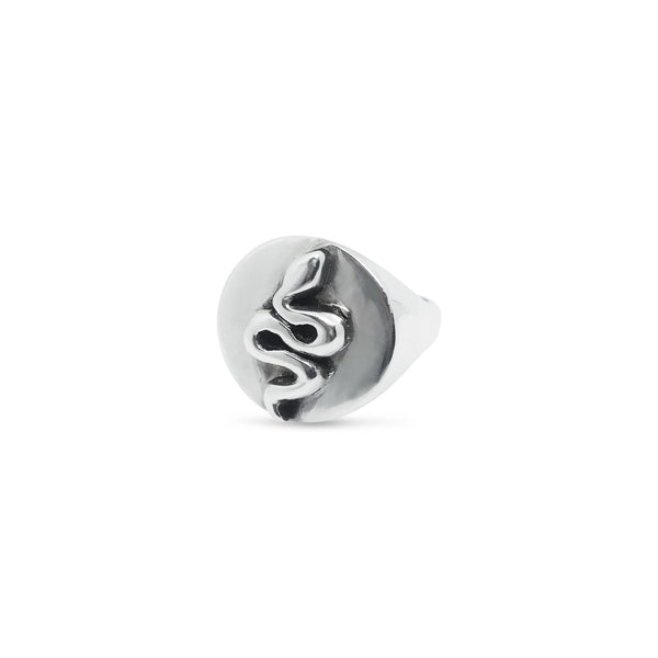 Slither signet ring